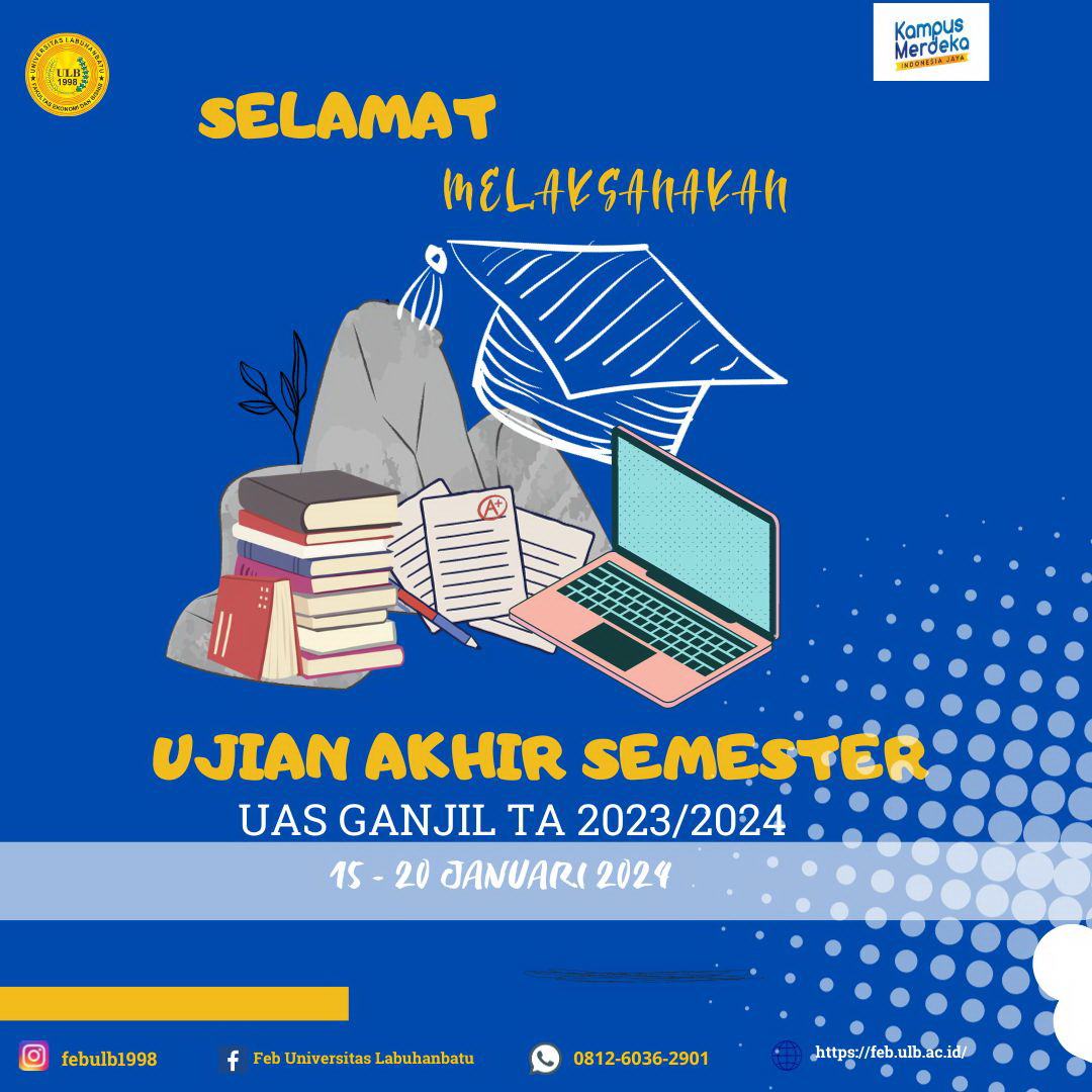 Jadwal Ujian Akhir Semester (UAS) Ganjil TA 2023/2024